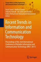 Recent Trends In Information And Communication Technology Faisal Saeed