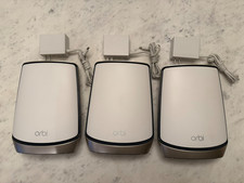 NETGEAR Orbi RBR860 Tri-Band WiFi 6 Mesh System Router  2 Satellites RBS860