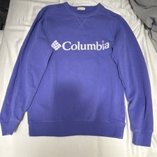 Columbia Men s S Blue Crewneck Pullover Sweat...