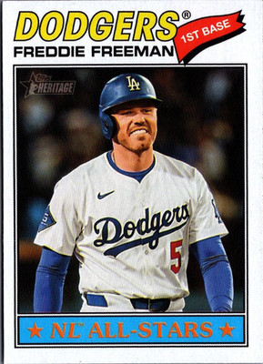 2026 Topps Heritage #350 Freddie Freeman Los Angeles Dodgers