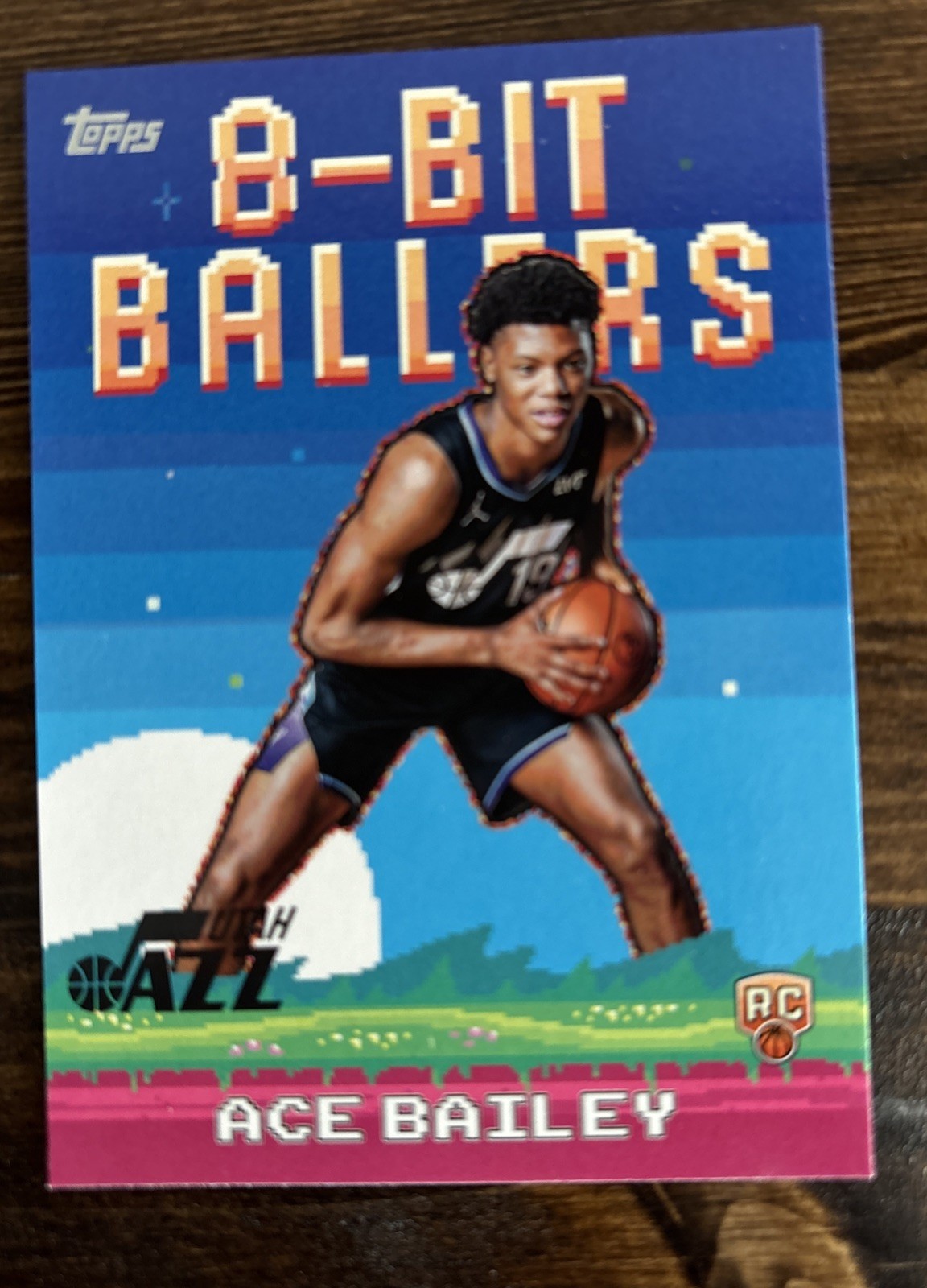 ACE BAILEY 2025-26 TOPPS BASKETBALL 8-BIT BALLERS #8B-35 ROOKIE UTAH JAZZ