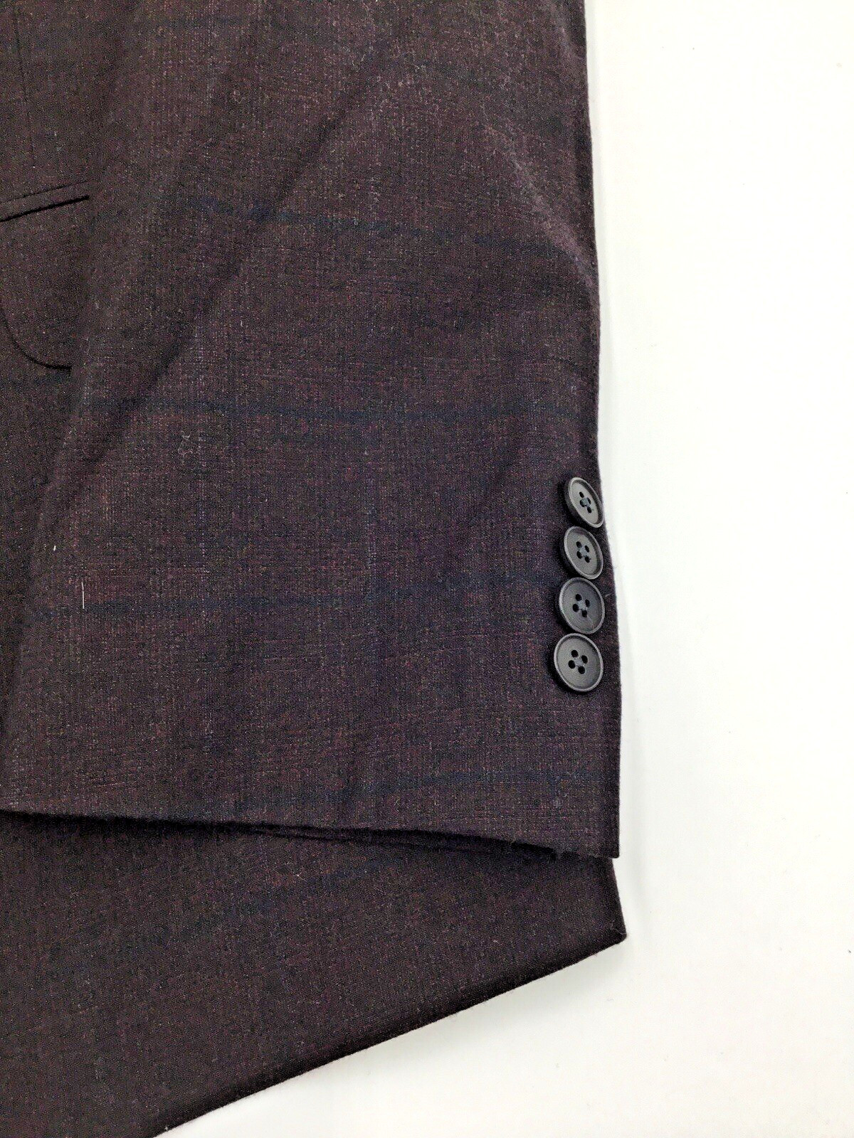 Armani Exchange Men'S  Slim-Fit Superfine Wool Suit, Burgundy, 48 LONG  42W image 2