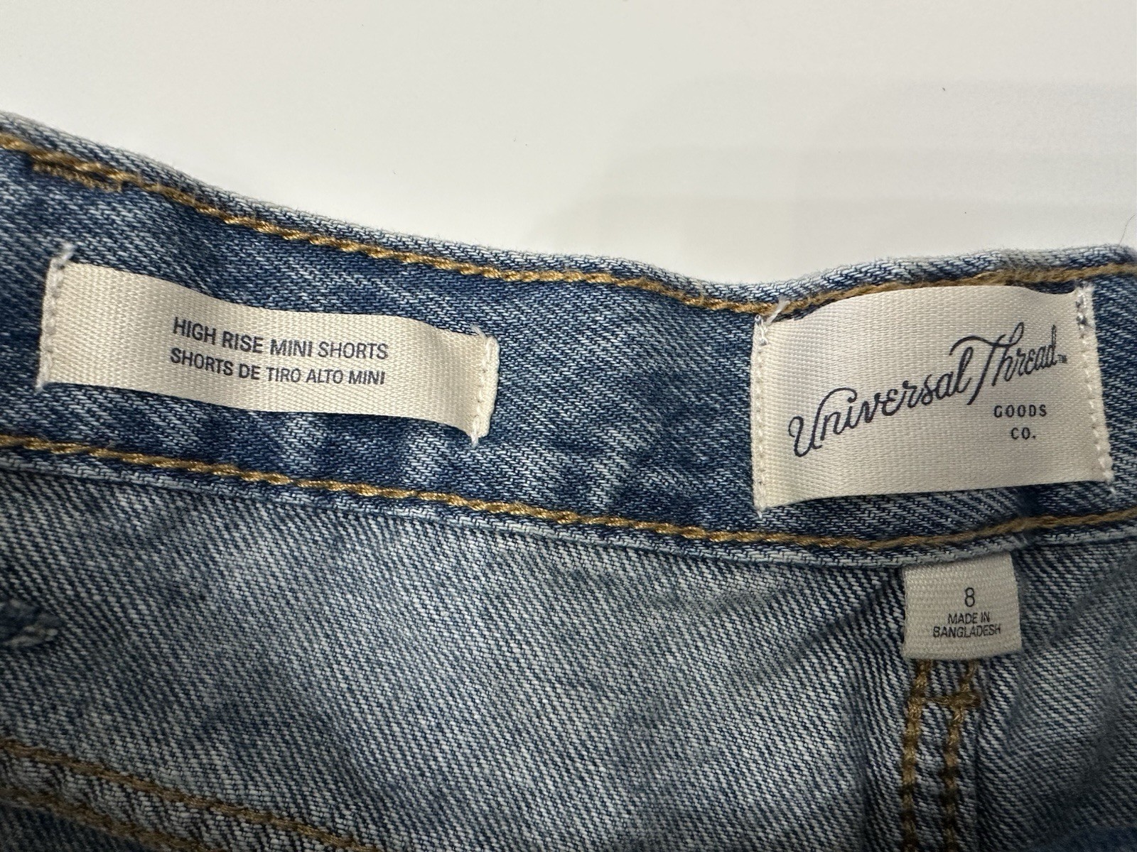Universal Thread High Rise Mini Denim Shorts Cut … - image 2