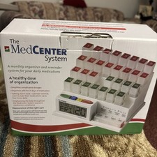 31-Day Monthly Pill Organizer with Talking Alarm