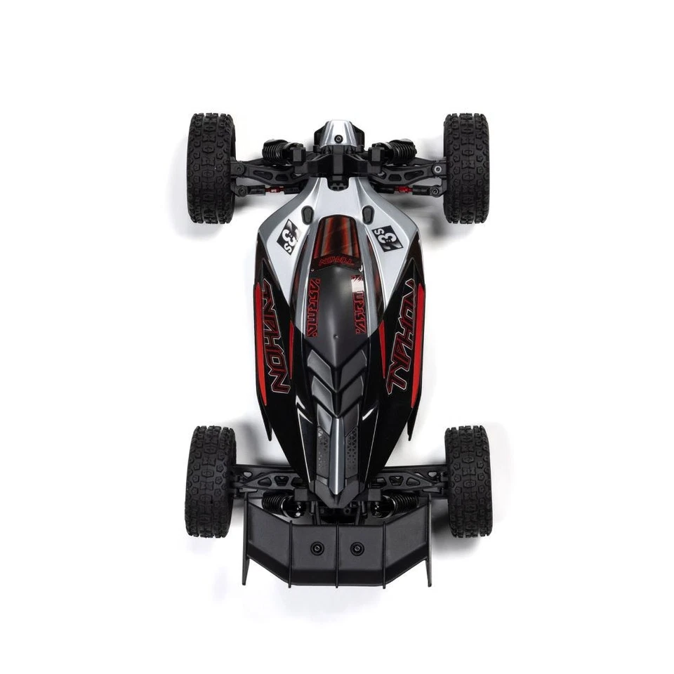 Arrma TYPHON GROM 223S BLX 1/14 Brushless 4X4 RTR con DSC, Argento - Buggy El... - Immagine 4 di 4