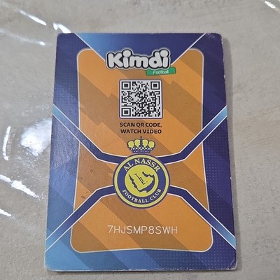Kimdi Cristiano Ronaldo Al Nassr SPL Signature Soccer Trading Card