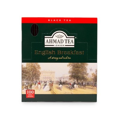 English Breakfast Schwarzer Tee 100St á 2g Einzel in Alu Folie verpackt Blacktea