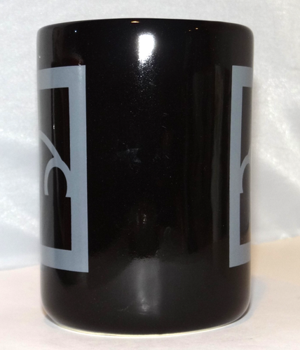 Volkswagen VW Bug Taza Negro Gris Automóvil Original Figura Mango Raro! - Imagen 5 de 8