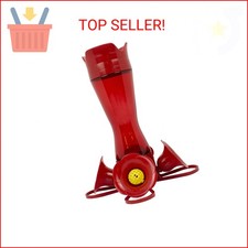 Perky-Pet Red Hummingbird Feeder - Pinch Waist Design for Easy Feeding - Humming
