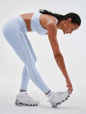 ATHLETA Rainier High Rise Reflective Stripe Legging FREE SHIPPING!