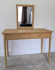 Scandinavian Solid Oak Dressing  Table / Desk / Entrance Table