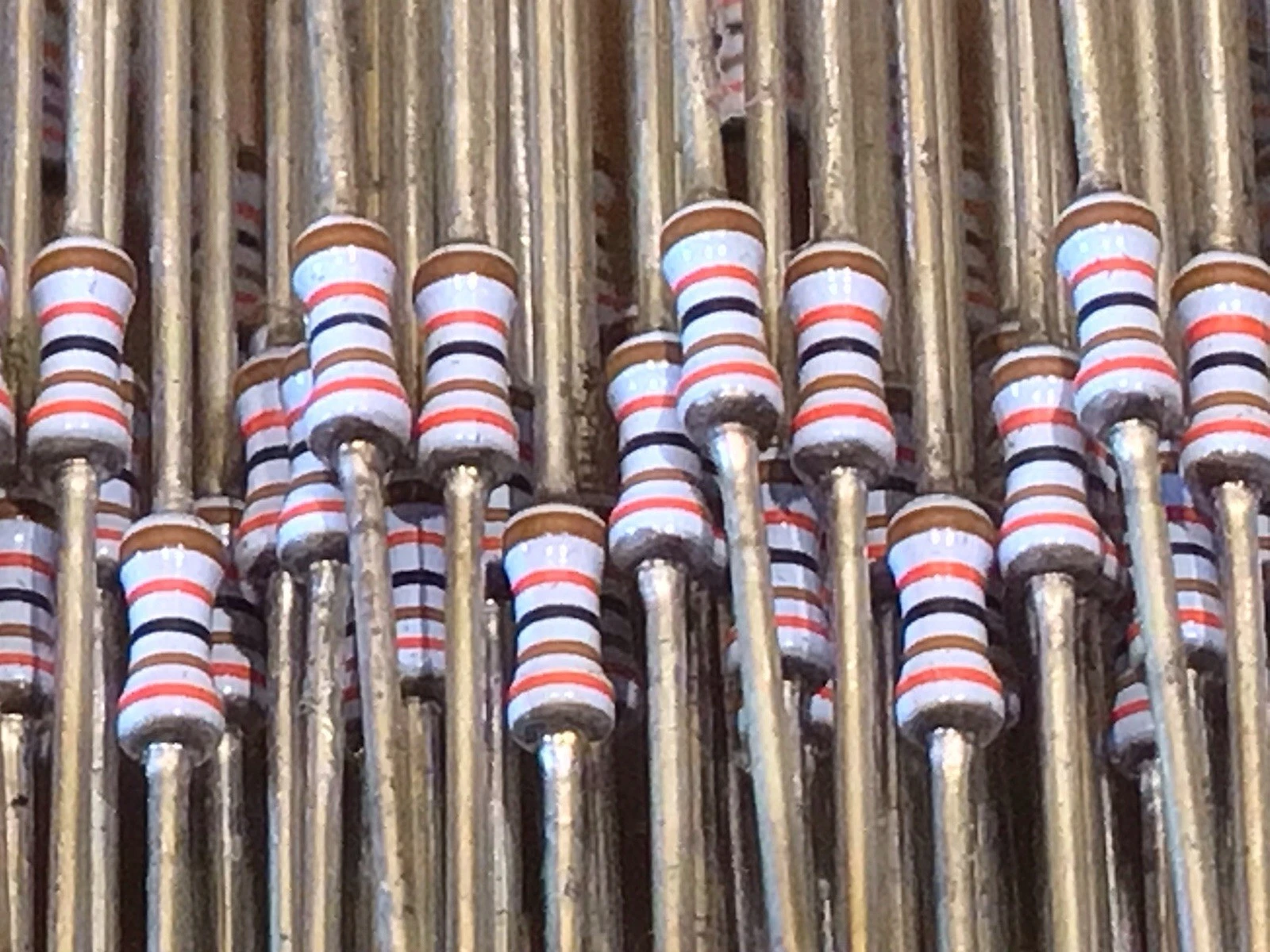NOS Beyschlag 21K Ohm 1% Metal Film Resistors West Germany Bulk 600+ image 1