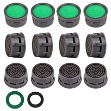 SHAP Faucet Aerator, Flow Restrictor Insert, Sink Aerator Replacement Green