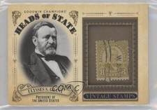 2020 Goodwin Champions Heads of State Stamp Relics Ulysses S Grant #HS-19 0m8e