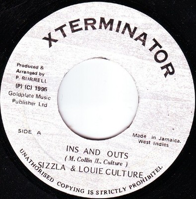Sizzla & Louie Culture / Sizzla - Ins And Outs / Love Amongst My Bretheren (7'')
