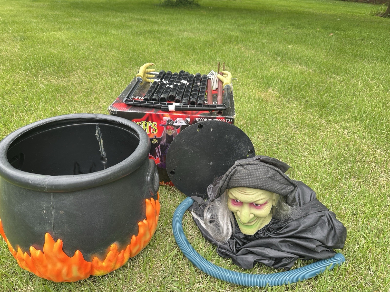 Tekky Toys Witch's Brew Animated Halloween Prop W/Sound Working See Video!!