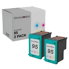 2PK COLOR Ink Cartridge for HP 95 C8766WN Deskjet 5440xi 1510xi PhotoSmart C3100