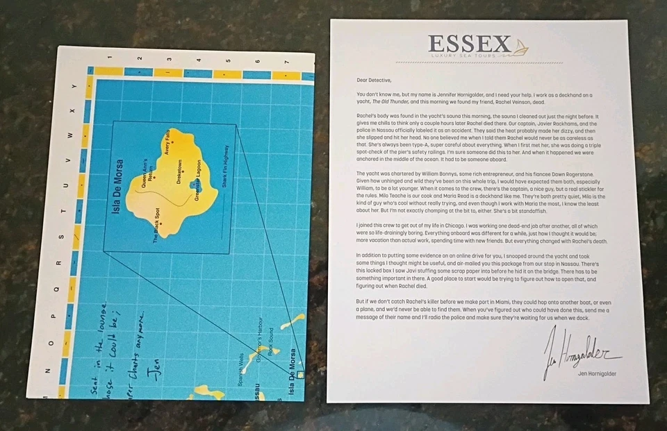 Hunt A Killer Dead Below Deck An Immersive Murder Mystery Experience COMPLETE LN - Image 3 of 3