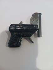 Vintage Metal toy Cap shooter Pigeon Actions Work