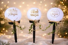 Solarlampe, Trauer, Solarlampe mit Spruch, Grablampe, Erinnerungslicht, Liebe