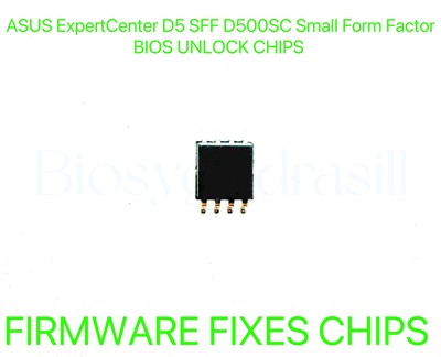 ASUS ExpertCenter D5 SFF D500SC Small Form Factor, NO PASSWORD CHIP BIOS CHIP