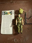 1987 FALCON V1 • COMPLETE w/FILE CARD • G.I. JOE Hasbro vintage arah