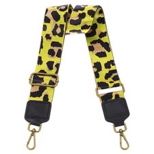 5cm Wide Shoulder Strap, Yellow, Bronze Square Mouth Buckle