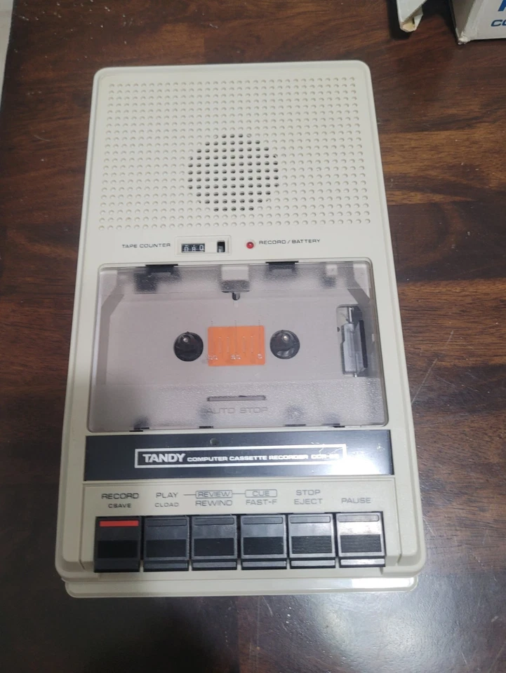 Vtg Radio Shack Tandy Computer Cassette Recorder CCR-83 TRS-80 - Image 2 of 4