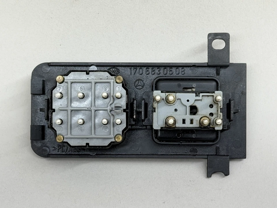 Interruptor de espejo retrovisor lateral techo convertible OEM 97-04 MERCEDES R170 SLK230 Foto 4 de 4