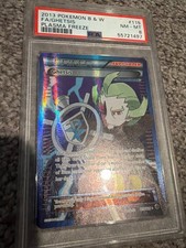 PSA8 Ghetsis (Team Plasma) (Full Art) 115/116 Plasma Freeze Holo Black and White on eBay