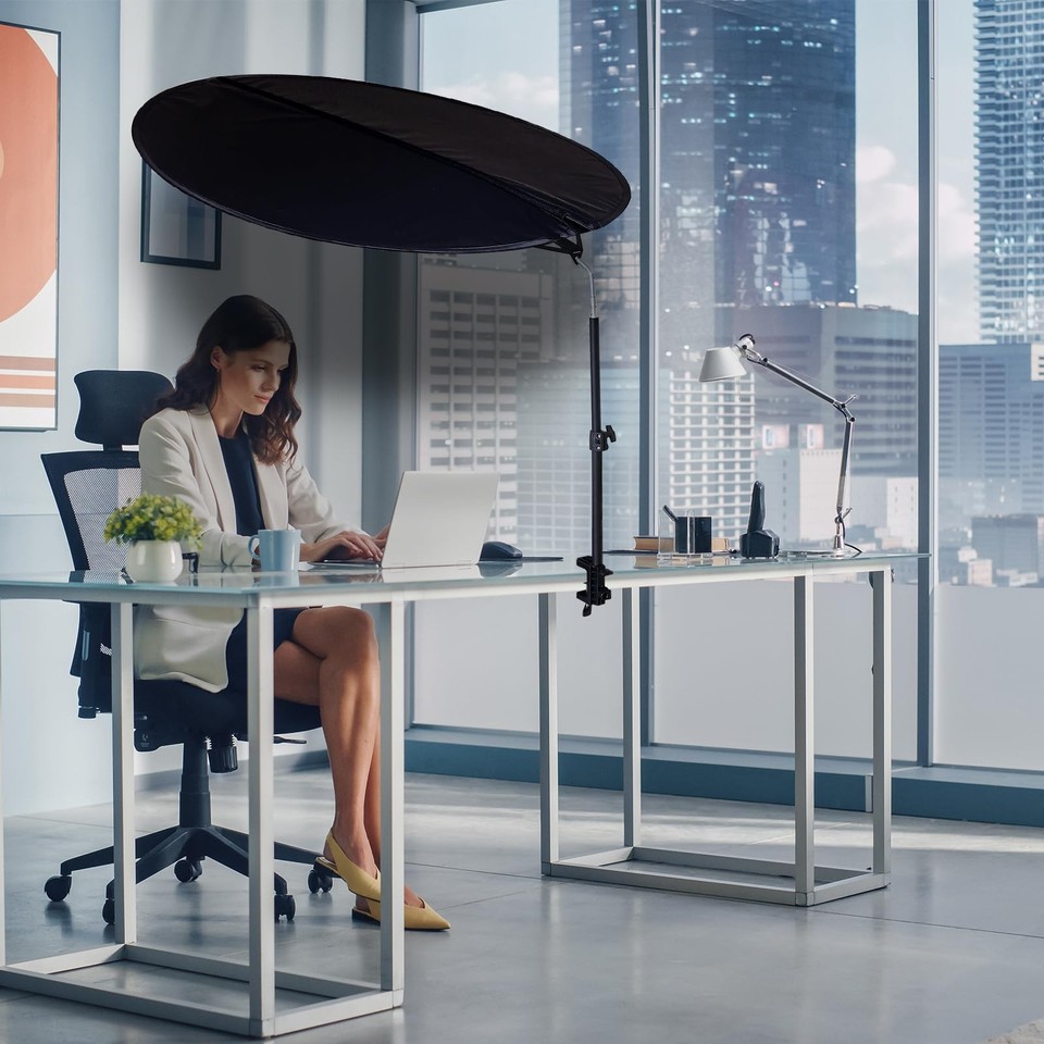 Office Cubicle and Desk Shade - Foldable 36