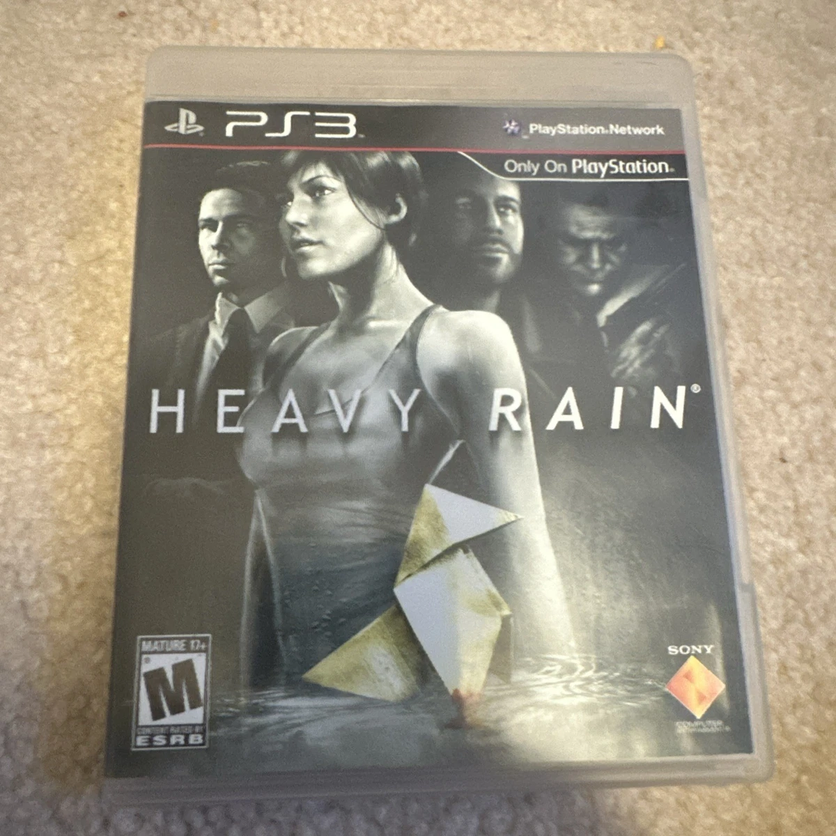 HEAVY RAIN ÉDITION COLLECTOR COMPLET SONY PS3 PAL FRA VF CIB