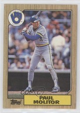 1987 Topps Paul Molitor (Line Between 1984 and 1985 in Stats) #741 HOF 0x7k
