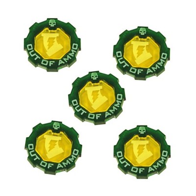 Litko Armageddon Premium 2-Tone Out of Ammo Token Set New