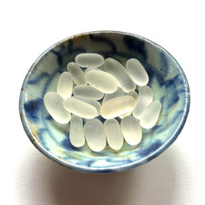 Surf Tumbled Sea Glass For Collectors for their Collection 20 RARE Capsules  