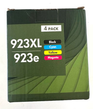 4 Pack Compatible Ink Cartridge For HP 923XL 923e B/C/Y/M NEW Open Box