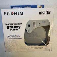 FujiFilm Instax Mini 9 Groovy Camera Case Smokey White Gray Protective Case