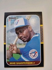 ⚾️ 1987 Donruss - Mike Sharperson #565 Rookie Card FREE SHIPPING ⚾️. rookie card picture