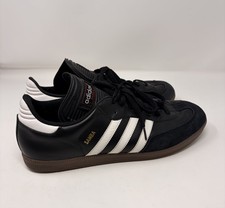 Adidas Samba Classic Mens Athletic Sneakers Size 13 Black White Dark Gum 034563