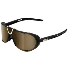 100% Westcraft Sunglasses - Soft Tact Black - Soft Gold Mirror 61046-258-01