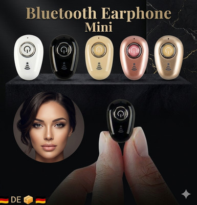 Mini HD Stereo Earbuds - Bluetooth 5.2 ''Music Bean Headphones with 30-Hour Batt