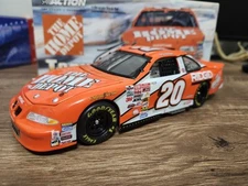 2001 Tony Stewart #20 Home Depot  Grand Prix Clear Window Bank 1:24 Die-Cast