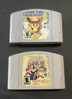Nintendo 64 N64 2 Game Lot Authentic Untested Paper Mario and Mario Party 2
