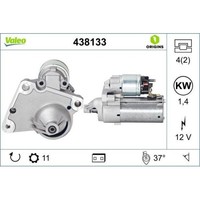 1X Starter Valeo 438133 Passend FüR CitroËN Fiat Opel Peugeot Toyota Vauxhall