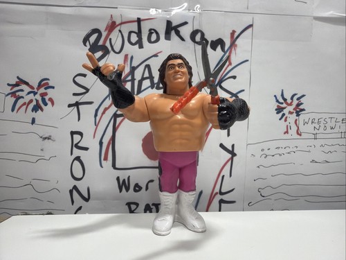 WWF Brutus The Barber Beefcake w Shears Hasbro Wre...