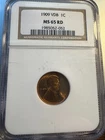 1909 VDB LINCOLN CENT MS65  RD