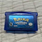 Pokémon Sapphire Version Nintendo Game Boy Advance Game Cartridge