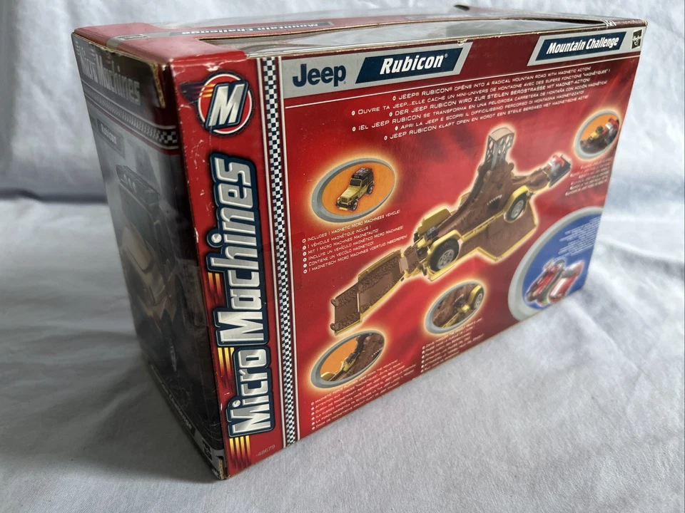 Micro Machines, Hasbro, 2004, Jeep, Rubicon, игровой набор Mountain Challenge, новый в коробке - Изображение 4 из 4