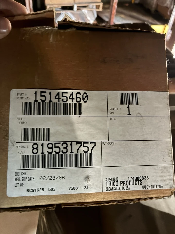 Novo motor e ligação de limpador de para-brisa Chevrolet Equinox 2005-2006 fabricante de equipamento original 15145460 - Imagem 2 de 3