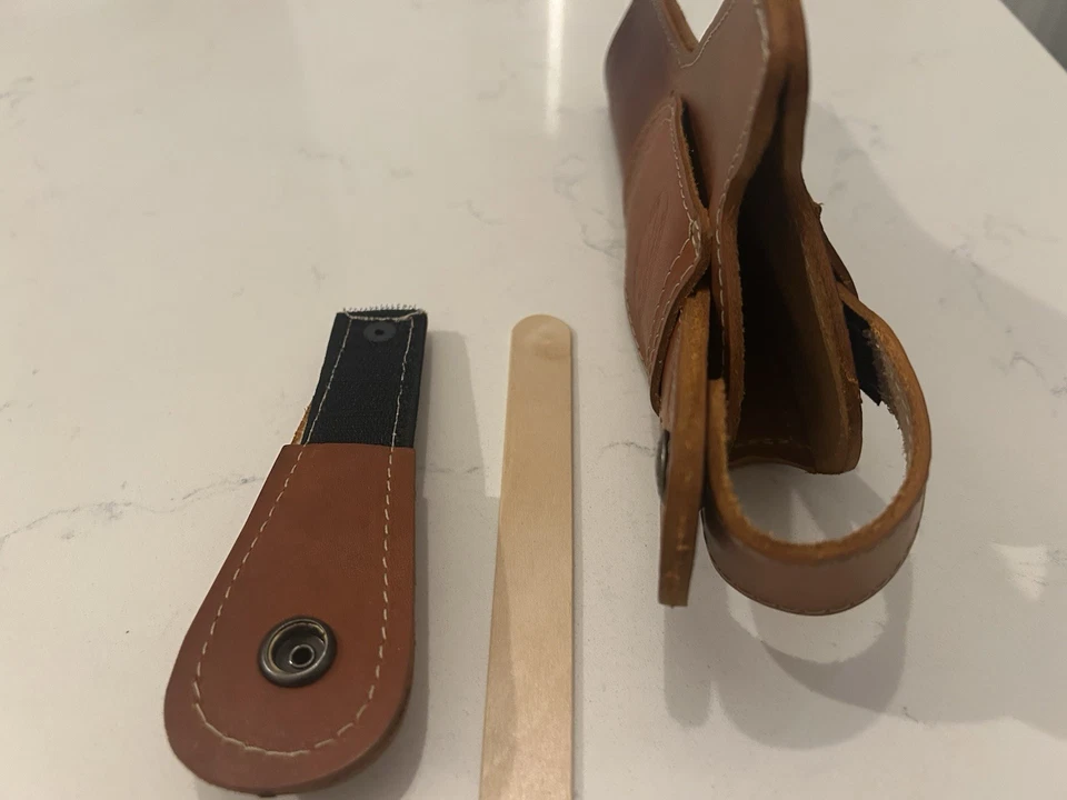 New Barsony Leather 360Carry 12 Option IWB OWB C/D Holster for 4"-5” Revolve - Image 2 of 4